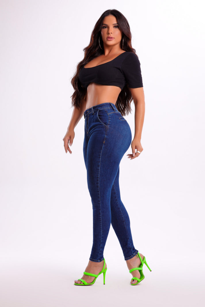 Calça Jeans Modeladora Surreal com Elastano